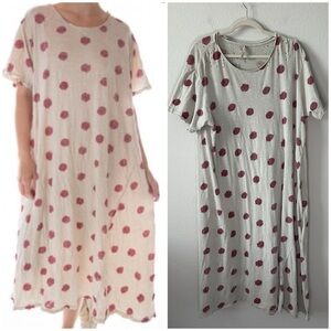 Magnolia Pearl Jersey Tee Dress in Polka Dot - Dotted print OS